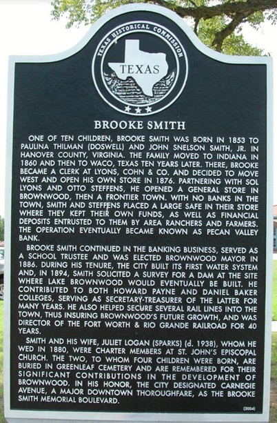 Brooke Smith Historical Marker