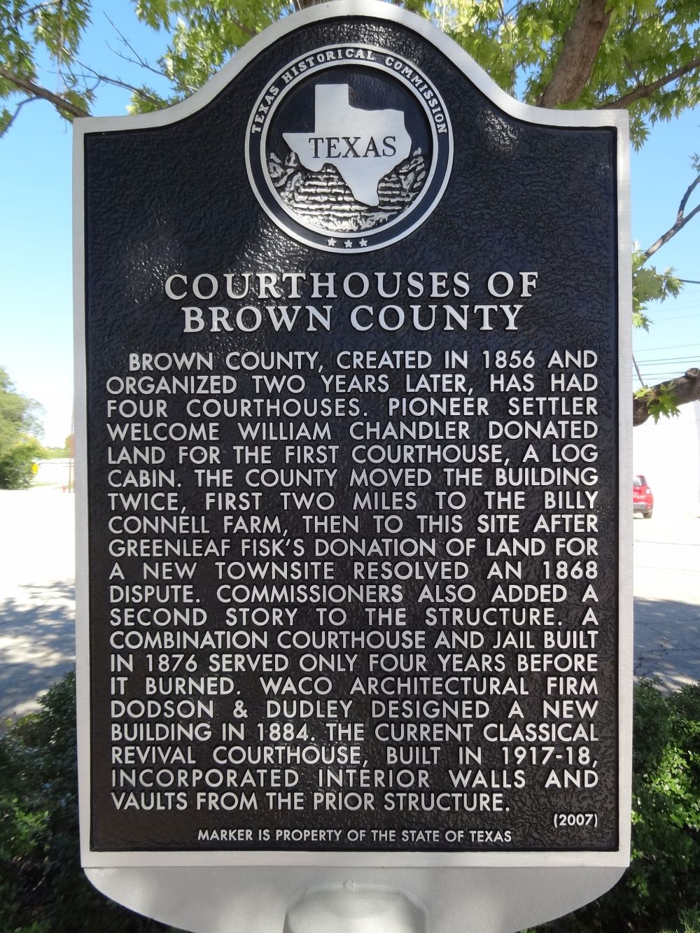 Brown County
        Historical Marker