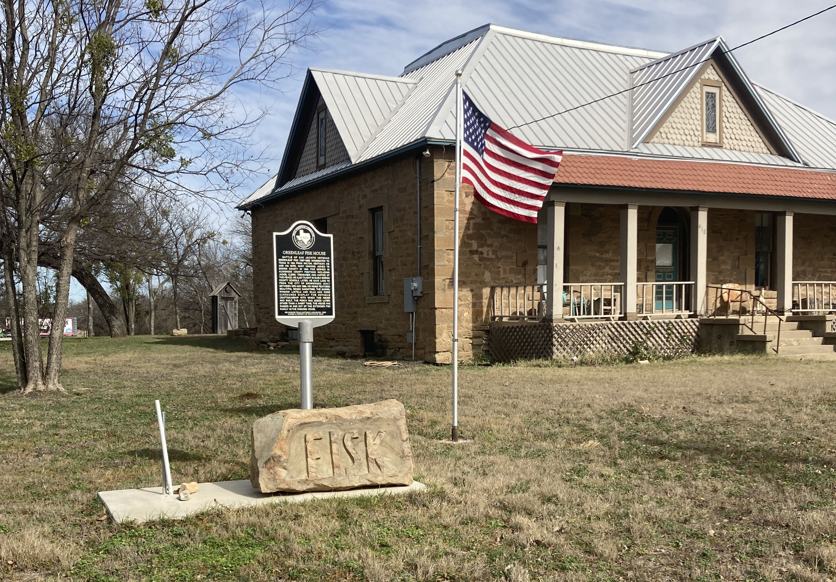 Fisk House Historical Marker