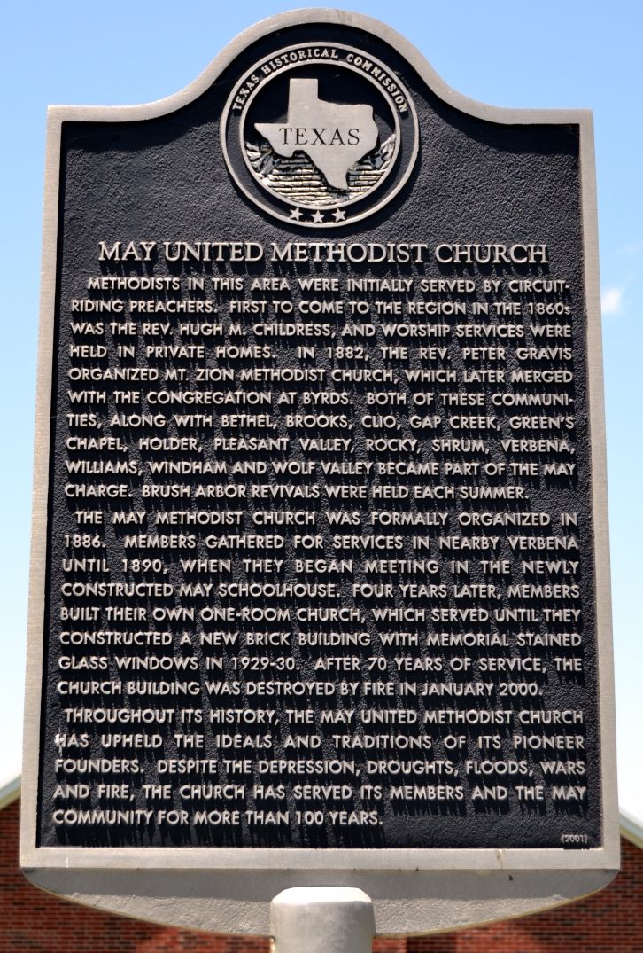 May First United Methodist Church
        Marker